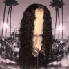 24 tum lång lockig syntetisk peruk ombre färg hightemperature fiber perruques de cheveux humains peruker cjb9930