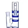 Tubulações de vidro Ashcatcher Joint 18mm Reciclador Cachimbeiro Bubbler Gelo Catcher Grosso Bongs Fumar Água Rig Rig Rig Equipada 14mm