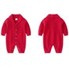 Winter Knitting Baby Rompers Long Sleeve Infant Boys Girls Jumpsuits Clothes Cotton Autumn Knitted Newborn Toddler Kids Overalls9538011