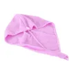 Serviette pour cheveux secs Microfibre Bonnets pour cheveux secs Doux et confortable Lady Bonnets de bain Envelopper individuellement Bonnet de douche rapide CYZ2932 100pcs