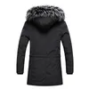 Män tjock parka kappa mens vinter varm huva päls krage parkas manlig multi pocket parkas coat jaqueta masculina bomber 201119