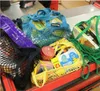 Bolsas de compras bolsas bolsas compras com bolsas de malha de malha de tecido de malha de algodão Bola de armazenamento de frutas reutilizáveis ​​reu sqcgli dhseller2010