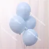 Macaron Blue Mint Pastel Balloons Garland Arch Sliver 101pcs DIY BINDY Wedding Baby Shower Nowy rok Globos Decorati 2280s