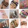 2021 30 styles infinity bracelets Love Believe Pearl Friendship Charm Multilayer Leather for women