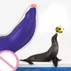 Soft Super Big Realistic Dildo with Suction Cup Lesbian Toys Fake Dick Sea Lion Huge Anal Dildos Masturbation Sex Toys for Woman Y201118OXTX