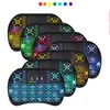 Teclado para jogos i8 mini mouse sem fio 24g portátil touchpad bateria recarregável fly air mouse controle remoto com 7 cores 9701846