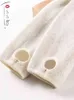 Tossy morno lã alinhada super espessura lendging inverno spandex nervuroso padrão slim jarras de cintura alta calças básicas 211221
