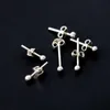 1 5mm mini small stud earrings for women and men Real 925 Sterling Silver tiny cute round Gold Color piercing ear fine jewelry232S