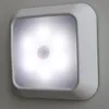 LED الاستشعار ليلة ضوء خزانة أضواء البطارية تعمل عصا على أدى استشعار الحركة الجدار مصباح مجلس الوزراء الدرج