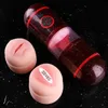 Langue Automatique Lécher Pénis Fellation Masturbateur Masculin Vagin Vraie Chatte Gorge Profonde Sexe Oral Masturbation Coupe Sex Toys Pour Hommes Y201118