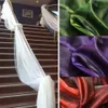 10M135M Sheer Swag DIY Organza Swag Fabric For Wedding decorationbackdrop curtain and table decoration 200929