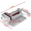 2.5 Inch Plat Neus Tang Aluminium Bankschroef Armatuur Voor Banken Boor Werktafel Y200321