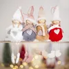 Dekoracje świąteczne wisiorka świąteczne świąteczne anielskie pluszowe lalka Dekoracja choinki wisior dzieci zabawki hurtowe