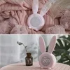 Mignon lapin électronique petit réveil son Induction minuterie Creative LED numérique USB horloge de Table avec veilleuse décor à la maison