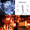 18M x 3M 1800-LED Lumière Blanche Chaude Romantique Noël Mariage Extérieur haute luminosité Décoration Rideau Guirlande Lumineuse Blanc