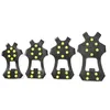 1 paar bergbeklimmende crampons S-XXL 10 studs Anti-skid Sneeuwbeklimmen Schoen Spikes Ice Grips Cleats Winter Klimmen Anti Slip Schoenen Cover