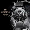 Lavaredo 2019 Casual minimalist Quartz Watch For Men Mesh Business Sport Waterproof Clock for men Relogio Masculino A9 T200409