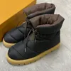 Neue Damen PILLOW flache Daunenschuhe Plattform Schneestiefel leichte Unterseite Mädchen Winter Komfort Outdoor Schuhe Schnürstiefeletten mit Box 265