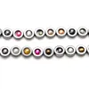 Multicolor Freshwater Pearl Necklace Black Hematite Beaded Chokers 18 Inch with Good Quality Smooth Round Magnetic Clasp