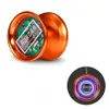 5 colori Y02-B YoYo non rispondente in lega di alluminio Yoyo Ball professionale con luce a LED per giocatori esperti per esibirsi sul palco 201214
