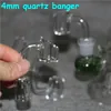 Pipe à fumer 4mm Quartz E-Banger Nail Extra épais Fond 19.5mm Diamètre du bol Électronique Domeless Quartz Banger Nails