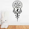 Vikings Tree Wall Decal for Yoga Bedroom decoration Removable Vikings Wall Sticker waterproof Vikings Wall Decor Decals HQ437 201130