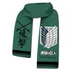 Anime attack på Titan Monokuma Sao Madara Kamado Tanjirou Zenitsu Cosplay Scarf Muffler Nekopedia Neckerchief Handkerchief