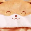 1,7 * 0,9 cm süße Corgi Dog Cape faule Decke, Cartoon Shiba Inu Plüschtier Decke, Cosplay Umhang Luftdecken, Geburtstagsgeschenk LJ200902