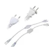 2022 nova fita fita plug alto cabo de alimentação 5050 2835 3014 5630 cor única adaptador usado 220V 110V iluminação transformador