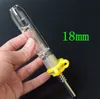 Livraison rapide! Mini Micro Nectar Collector Kit avec 14mm 18mm Titanium Tip Quartz Tip Oil Rig Concentrate Dab Straw pour Bangs en verre