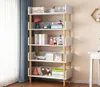 Bookshelf Floor Storage Rack Woonkamer Houten Kabinet Kinderboeken Rekken Simple Student Booktas