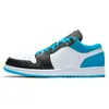 Jumpman 1 Scarpe da basket da uomo a taglio basso Chicago Black Cyber shattered Backboard UNC 1s Cactus Jack Bred Toe Uomo Donna scarpe da ginnastica Sport Sneakers Fragment Dark Teal