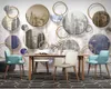 3d fotografia tapeta ścienna trójwymiarowy geometryczny miasto krajobraz tapeta salon sypialnia WallCovering 3d tapeta