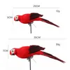 Decoratieve objecten Figurines Creative Feather Artificial Parrot Foam Imitatie Bird Model Huisdecoraties Ornament House Decor Garden Yar Yar