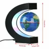 2022 Ny LED Light World Map Magnetisk Levitation Flytande Globe Hem Elektronisk Antigravity Lamp Novelty Ball Lights Födelsedagsdekoration