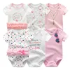 2022 est 6PCSlot Baby Girl Clothe Roupa de bebes Baby Boy Clothes Unicorn Baby Clothing Sets Rompers born Cotton 012M 2202244665417