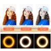 Ring Light 10 Inch For Phone Standing Led Ring Lamps Streaming Youtube Lighting Kit For Make Up Live Broadcast Table Video Light