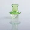 Nouveau style de verre de fumée filature UFO Cap 25mmOD Heady Carb Caps pour Quartz Banger Nails tuyaux d'eau en verre Dab plates-formes pétrolières