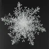 6cm 10cm 13cm 16cm 21cm 28cm Flocons de neige Blanc Ornements de flocon de neige Décoration d'arbre de Noël Festival Party Home Decor Y201020