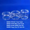 Bubble Glass Tube för VAP Pen V2 TFV9 MINI TFV18 Bag Scar-Mini Tank Kit Bulb Replacement Fatboy 3ML 7,5 ml