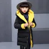 OLEKID Herbst Winter Jacke Für Mädchen Mit Kapuze Reversible Mädchen Baumwolle Parka 5-14 Jahre Kinder Schneeanzug Teenager Mädchen Winter mantel LJ201017