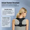 Verstellbare Rückenstütze, Schulter-Haltungskorrekturgürtel, Schlüsselbein, Wirbelsäule, unterstützt die Umformung des Körpers, Heimbüro, Buckelband, Glätteisen, Gesundheitswesen