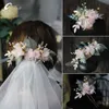 Accessori da sposa Fermagli per capelli Spilli Barette Cheveux Stick Pin Clip Cheveux Forcina Regalo damigella d'onore Cristal Sposa Tiara Diademe J0121