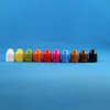100 Sets 15ml (1/2 oz) Plastic Dropper Bottles CHILD Proof Caps & Tips PE LDPE E For Vapor Cig Liquid 15 ml