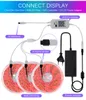 Şeritler RGB LED Şerit Işığı 2835 5050 Esnek Neon Şerit 5m 10m 15m 20m RGB Değiştirilebilir WiFi Müzik Denetleyicisi + DC12V Adaptör Fişi