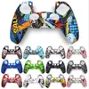 Coque en silicone camouflage couleur coque de silice camouflage peau de protection pour Sony Dualshock PS5 DS5 Pro contrôleur mince