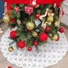 Weihnachtsdekorationen Baumrock 48 Zoll gro￟es rotes dickes DIY Festival Haushaltsvorr￤te1