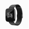 Smart armbandsklocka Blodtryck Hjärtfrekvens Monitor Tracker Smart Wristwatch IP67 Bluetooth Väderprognos för IOS Android iPhone