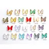 Tamax NAR004 22 Styles 3D Colorful big Butterfly Charm Ornaments Nail Art Rhinestones Decorations Pixie DIY Nails Crystal Accessories