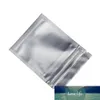 100Pcs 10x15cm Matte Clear Aluminum Foil Zip Lock Package Bag Mylar Plastic Recyclable Coffee Tea Storage Bag